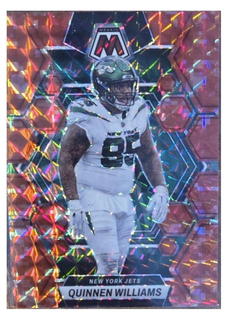 2023 Panini Mosaic Base Set Quinnen Williams #77 card