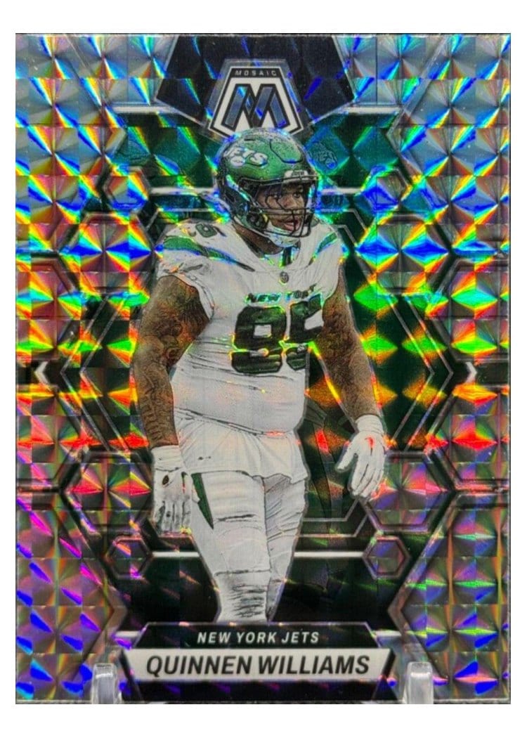 2023 Panini Mosaic Base Set Quinnen Williams #77 card