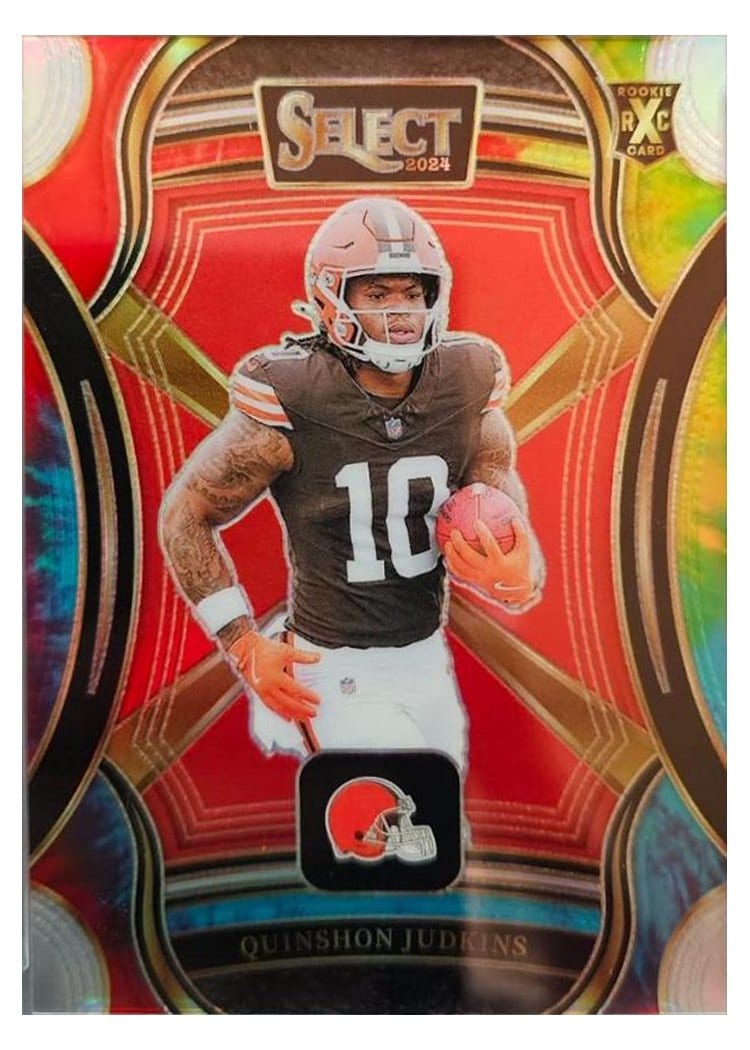 2024 Panini Select 2025 XRC Prizm Redemption Quinshon Judkins #508 card