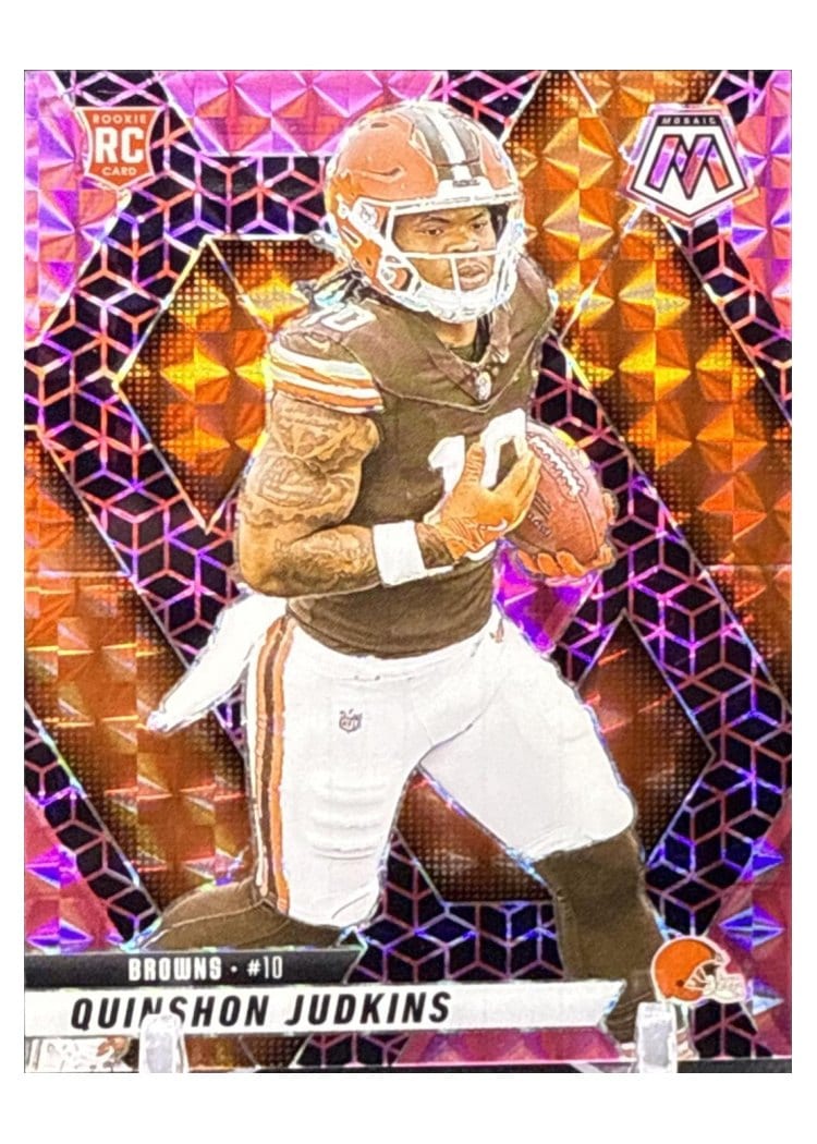 2025 Panini Mosaic Base Set Quinshon Judkins #365 card