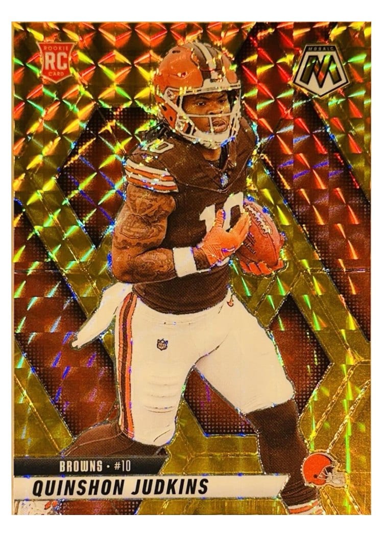 2025 Panini Mosaic Base Set Quinshon Judkins #365 card