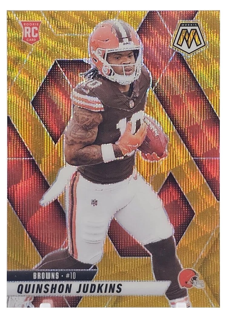2025 Panini Mosaic Base Set Quinshon Judkins #365 card