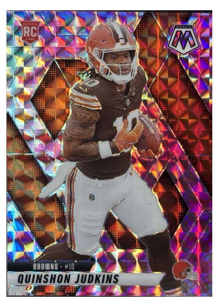 2025 Panini Mosaic Base Set Quinshon Judkins #365 card