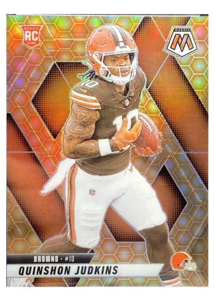 2025 Panini Mosaic Base Set Quinshon Judkins #365 card