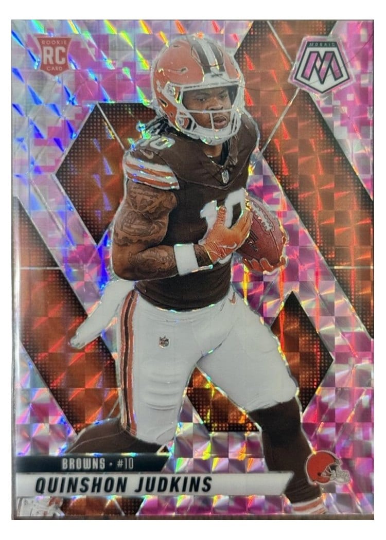 2025 Panini Mosaic Base Set Quinshon Judkins #365 card