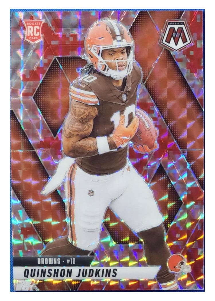 2025 Panini Mosaic Base Set Quinshon Judkins #365 card