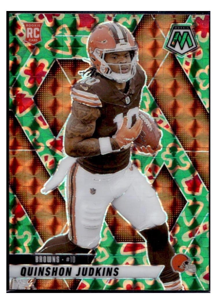 2025 Panini Mosaic Base Set Quinshon Judkins #365 card