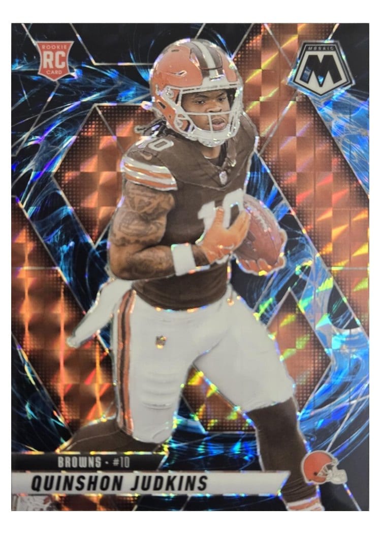 2025 Panini Mosaic Base Set Quinshon Judkins #365 card
