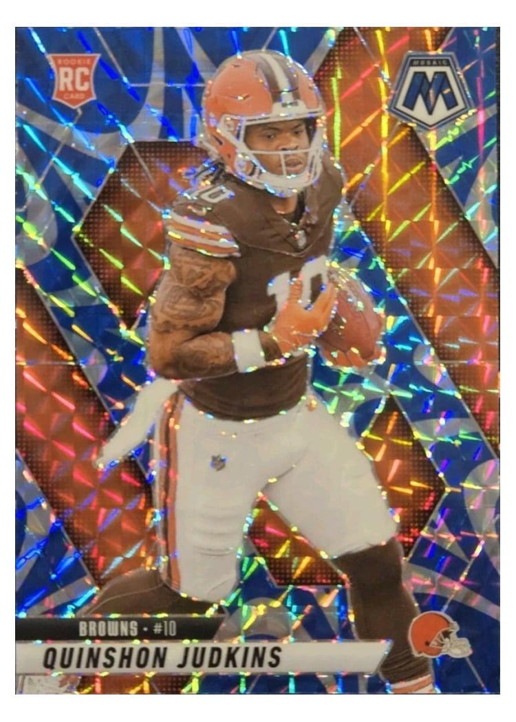 2025 Panini Mosaic Base Set Quinshon Judkins #365 card