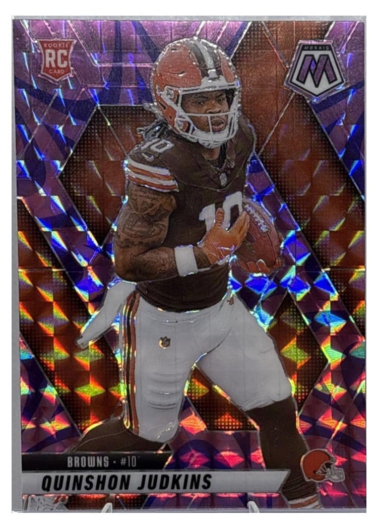2025 Panini Mosaic Base Set Quinshon Judkins #365 card