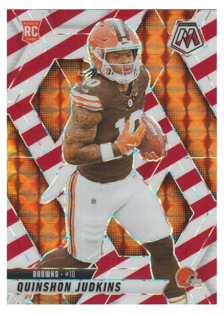 2025 Panini Mosaic Base Set Quinshon Judkins #365 card