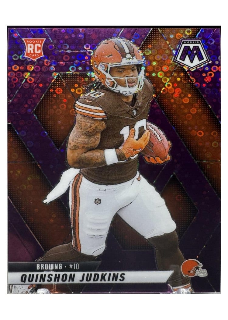 2025 Panini Mosaic Base Set Quinshon Judkins #365 card