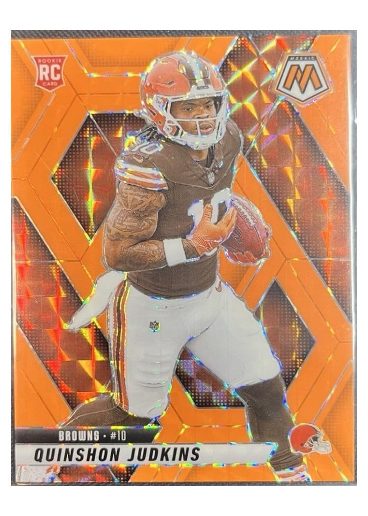2025 Panini Mosaic Base Set Quinshon Judkins #365 card