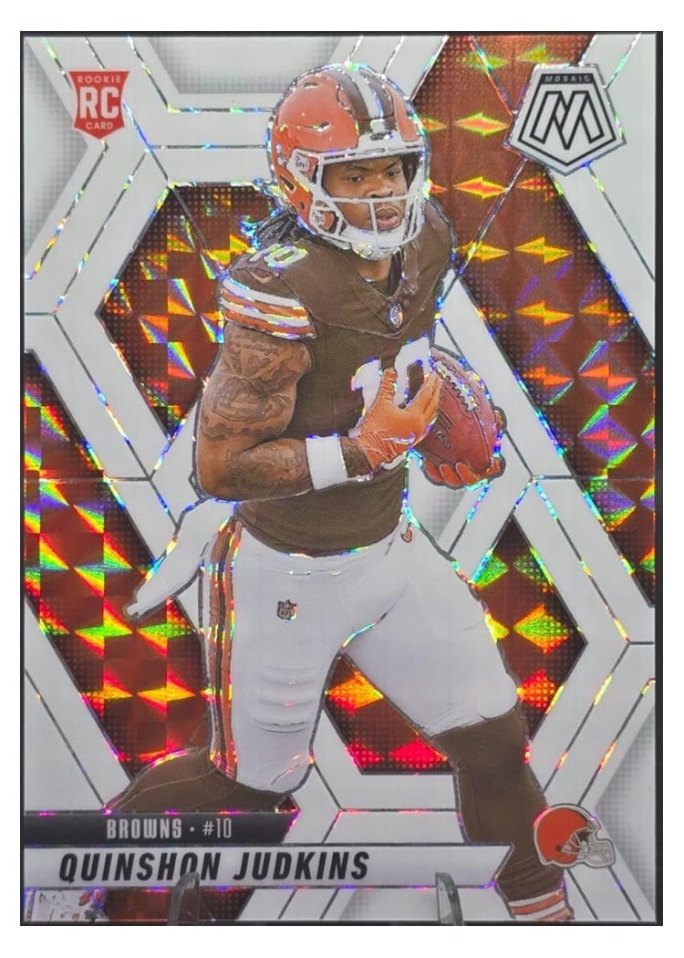 2025 Panini Mosaic Base Set Quinshon Judkins #365 card