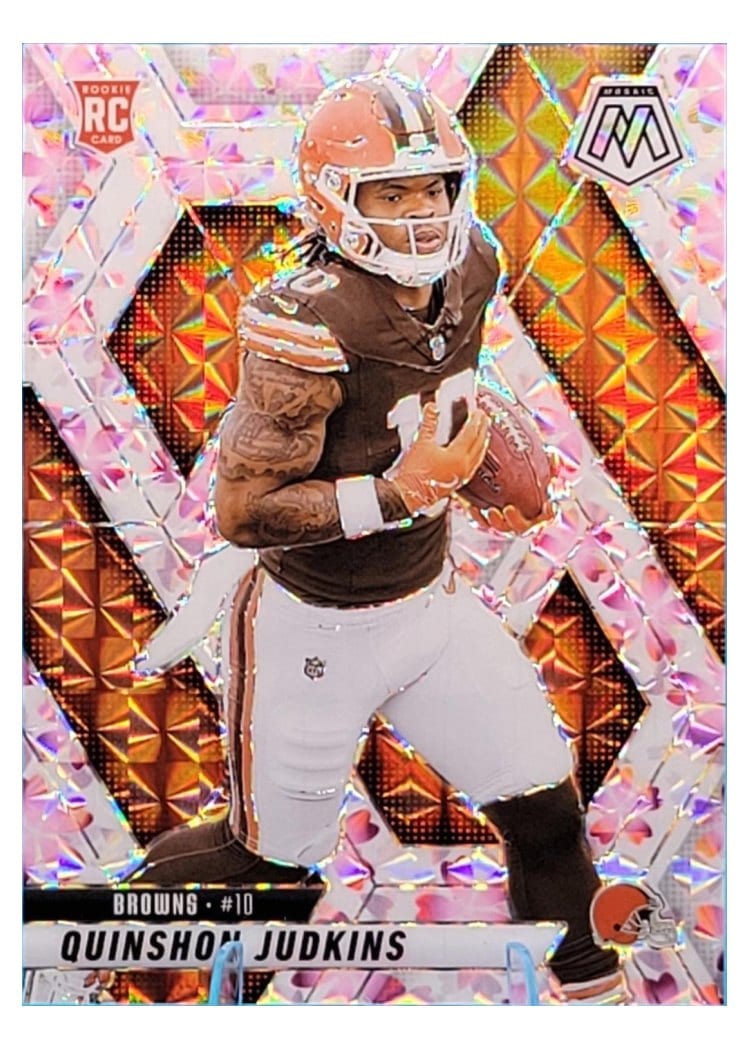 2025 Panini Mosaic Base Set Quinshon Judkins #365 card