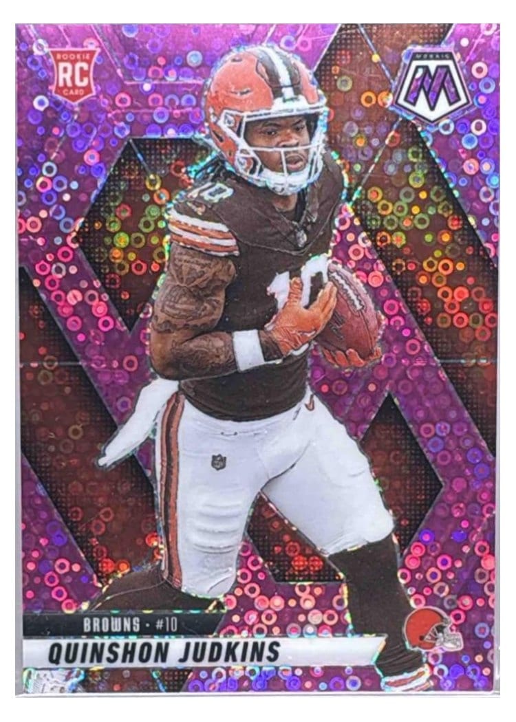 2025 Panini Mosaic Base Set Quinshon Judkins #365 card