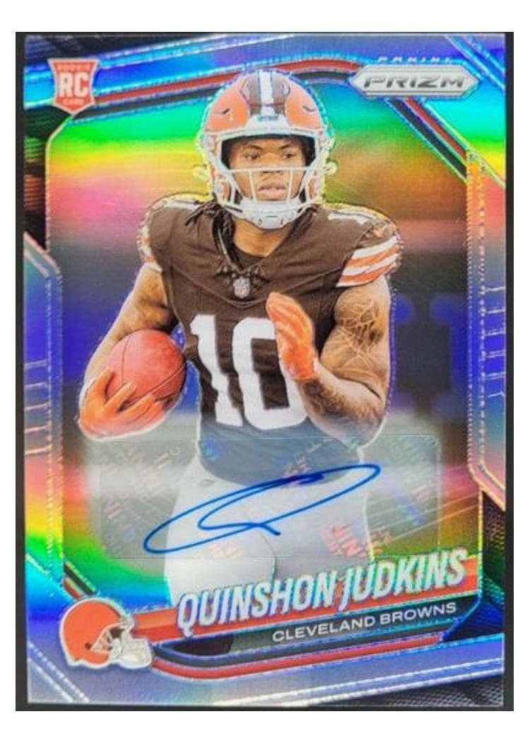 2025 Panini Prizm Base Set Quinshon Judkins #313 card