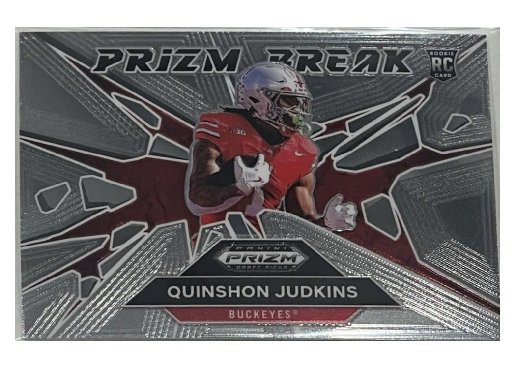 2025 Panini Prizm Draft Picks Prizm Break Quinshon Judkins #9 card
