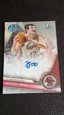 2023-24 Bowman University Chrome Bowman Chrome Prospects Autographs Quinten Post #BCPA-QP card