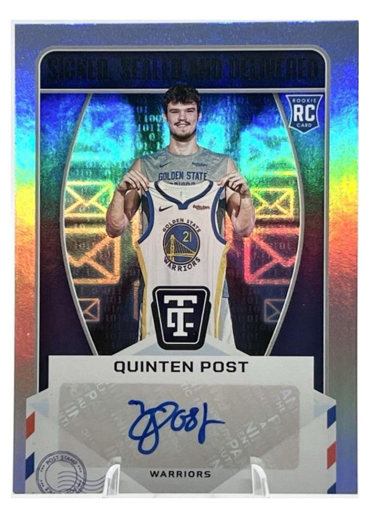 2024-25 Panini Totally Certified Signed Sealed and Delivered Quinten Post #SD-PST card