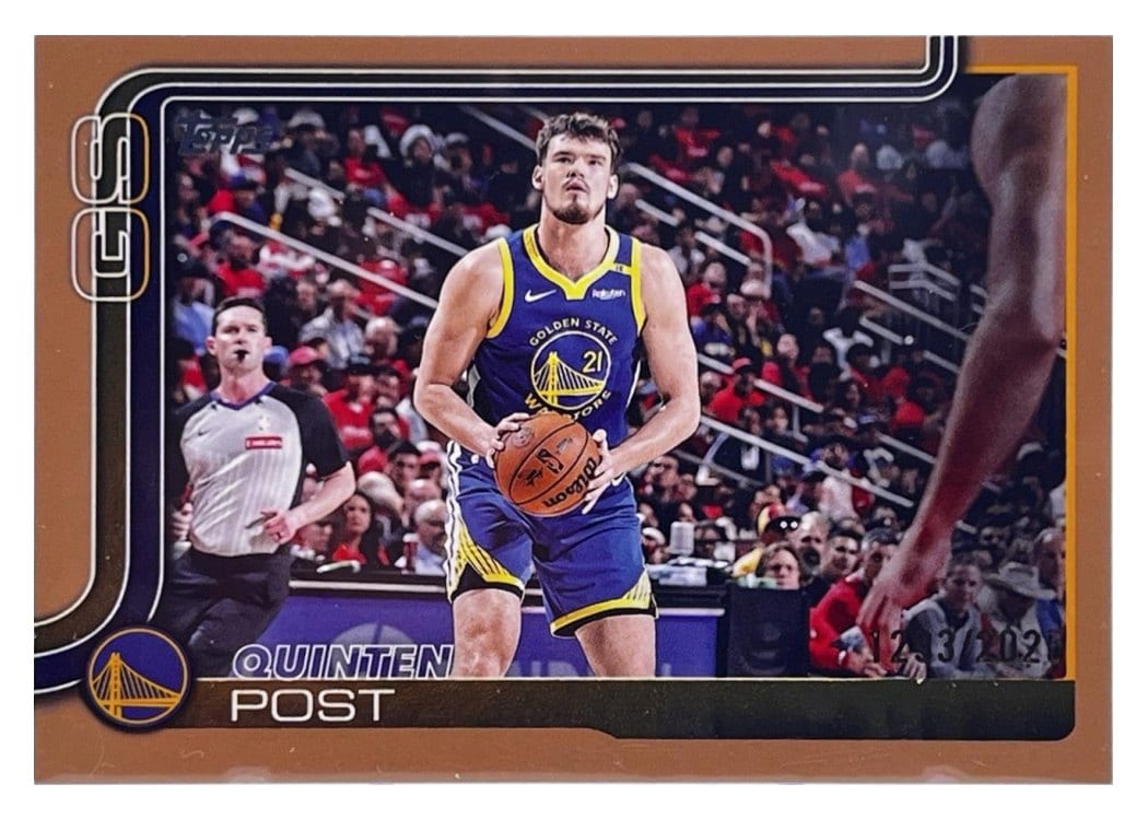 2025-26 Topps Base Set Quinten Post #139 card