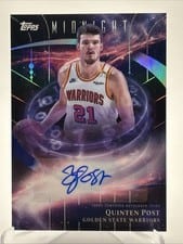2025-26 Topps Midnight Stroke of Midnight Autographs Quinten Post #SM-QP card