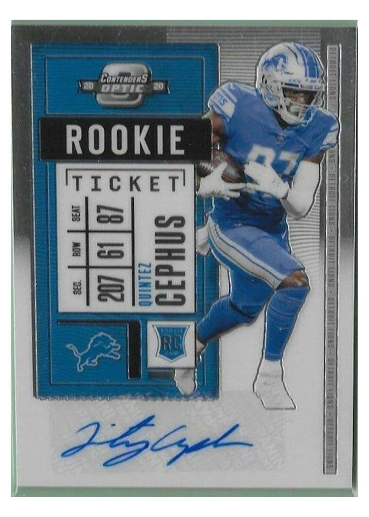 2020 Panini Contenders Optic Base Set Quintez Cephus #189 card