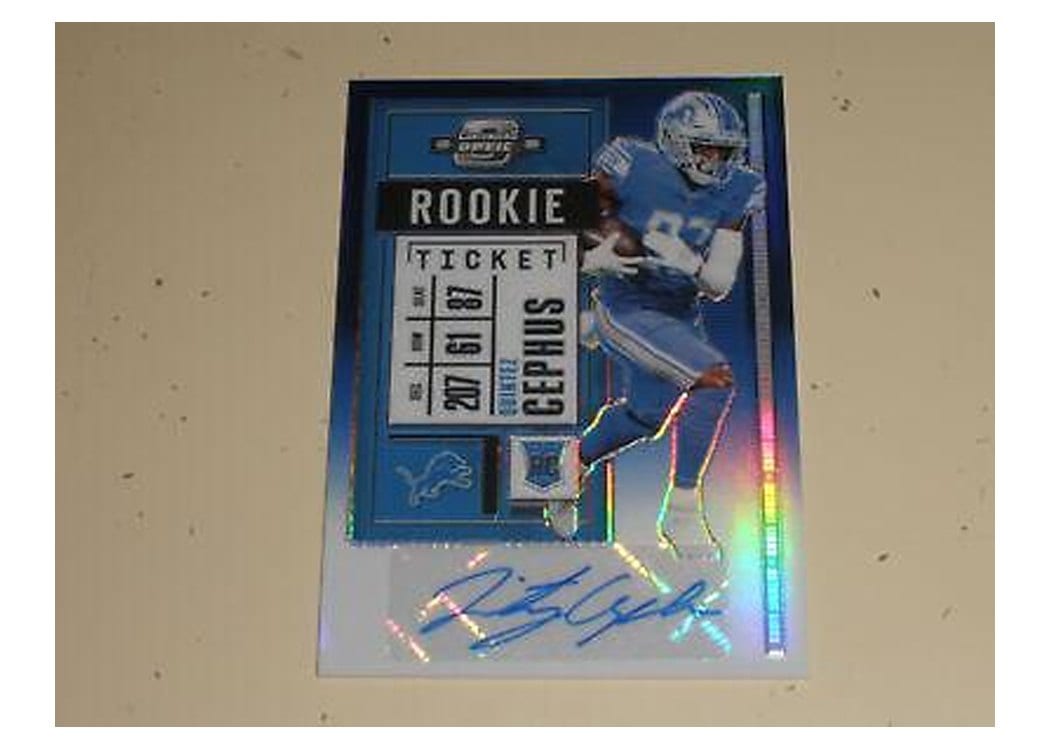 2020 Panini Contenders Optic Base Set Quintez Cephus #189 card