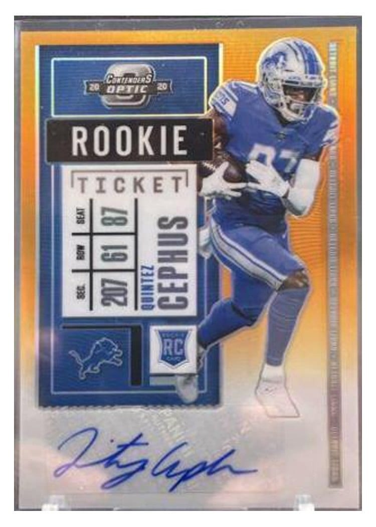 2020 Panini Contenders Optic Base Set Quintez Cephus #189 card