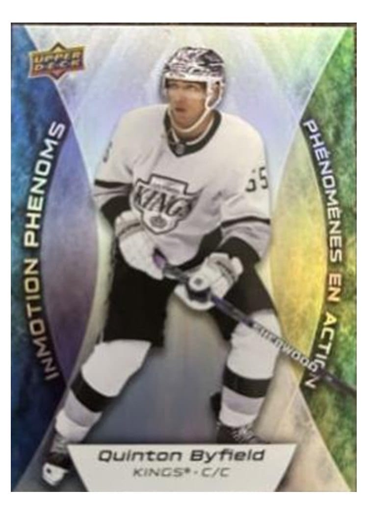 2024-25 Tim Hortons Collectors Series InMotion Phenoms Quinton Byfield #MP-7 card