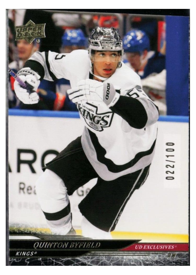 2024-25 Upper Deck Base Set Quinton Byfield #328 card