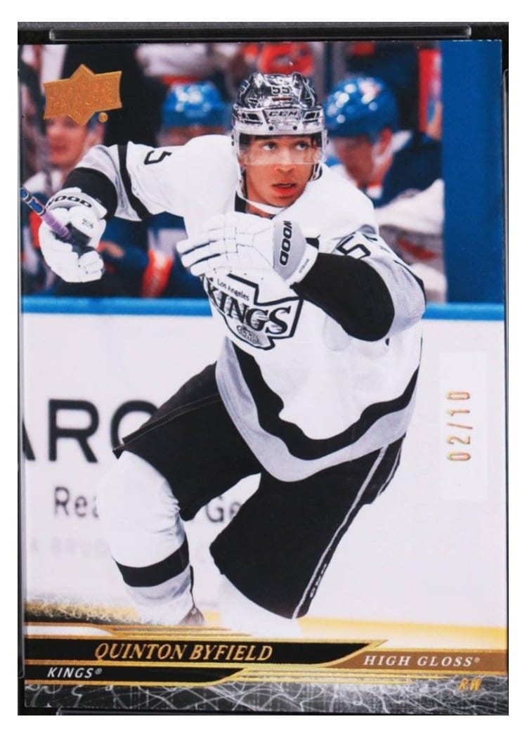2024-25 Upper Deck Base Set Quinton Byfield #328 card