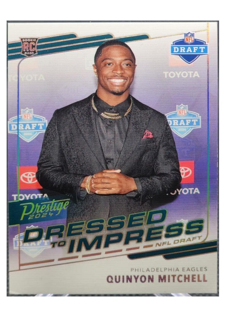 2024 Panini Prestige Dress to Impress NFL Draft Quinyon Mitchell #DTI-QML card