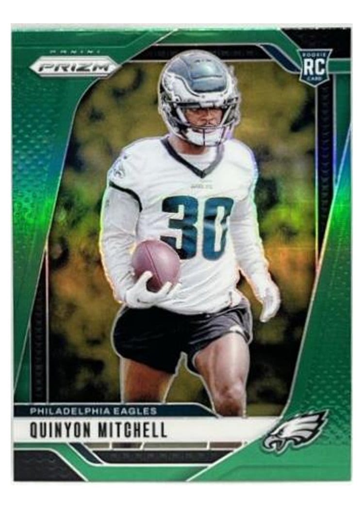 2024 Panini Prizm Base Set Quinyon Mitchell Green #381 card