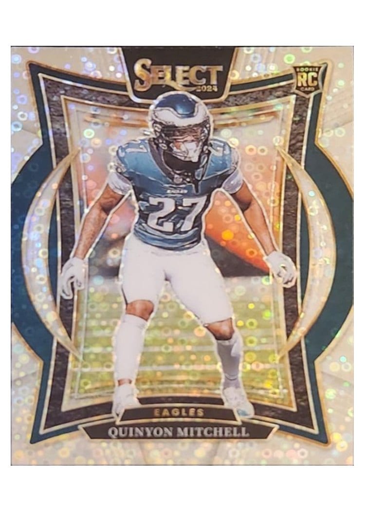 2024 Panini Select Base Set Quinyon Mitchell Disco Prizm #55 card
