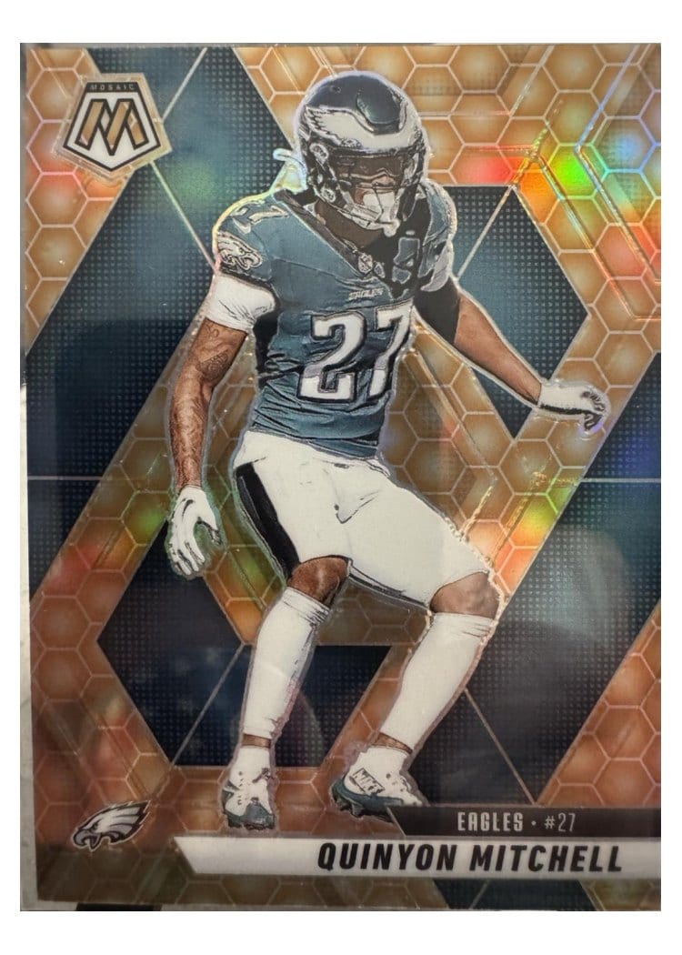 2025 Panini Mosaic Base Set Quinyon Mitchell #72 card