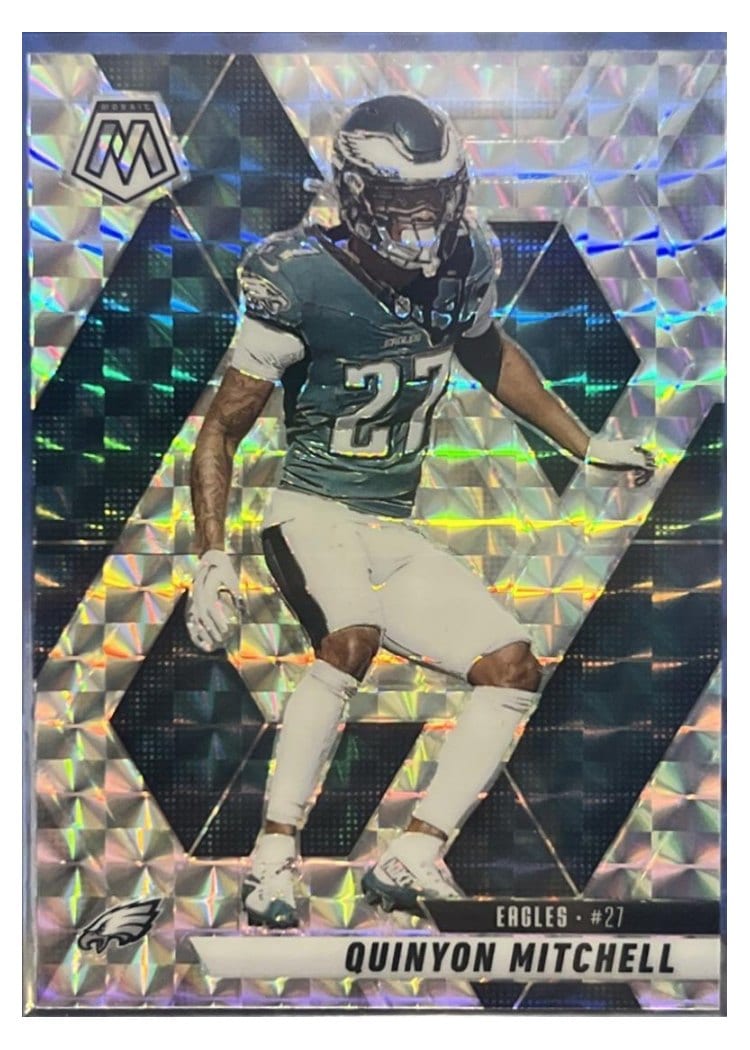 2025 Panini Mosaic Base Set Quinyon Mitchell #72 card