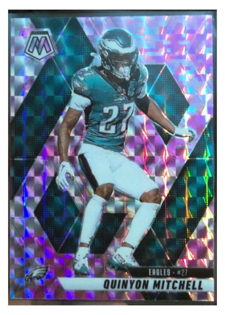 2025 Panini Mosaic Base Set Quinyon Mitchell #72 card