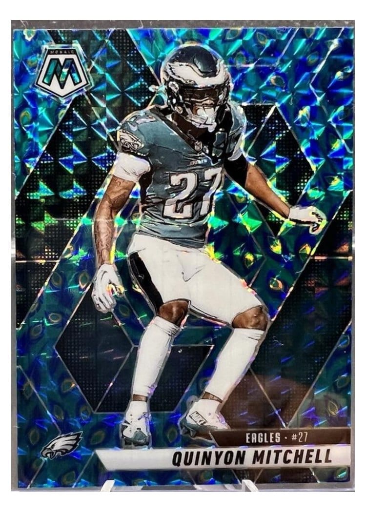 2025 Panini Mosaic Base Set Quinyon Mitchell #72 card