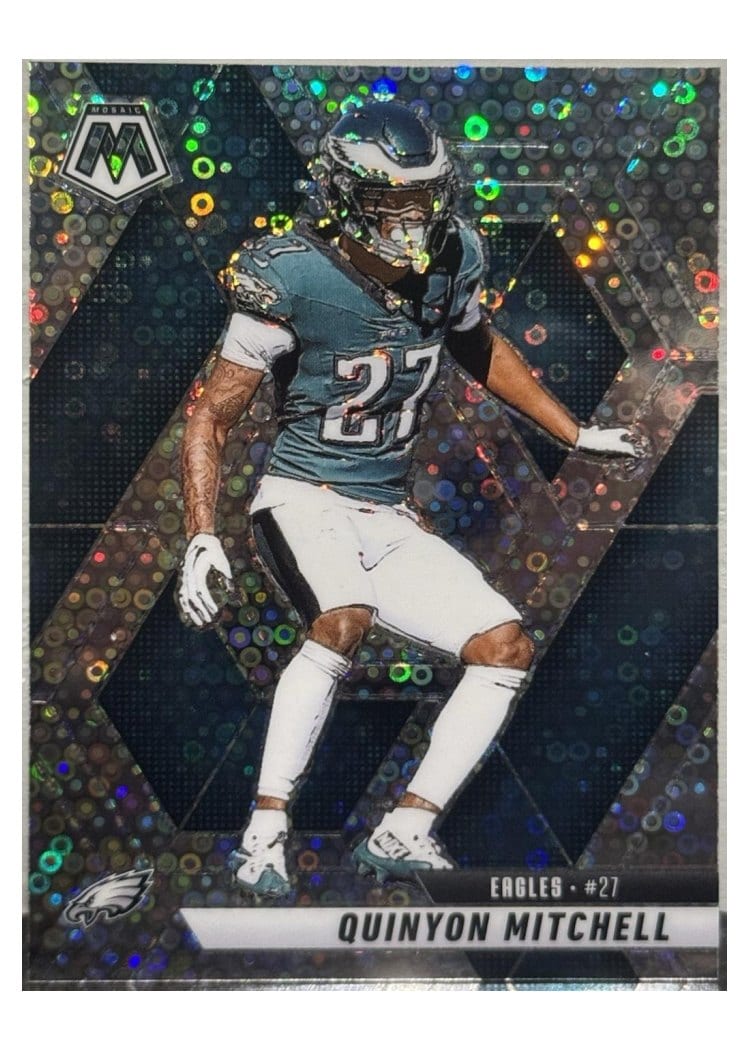 2025 Panini Mosaic Base Set Quinyon Mitchell #72 card