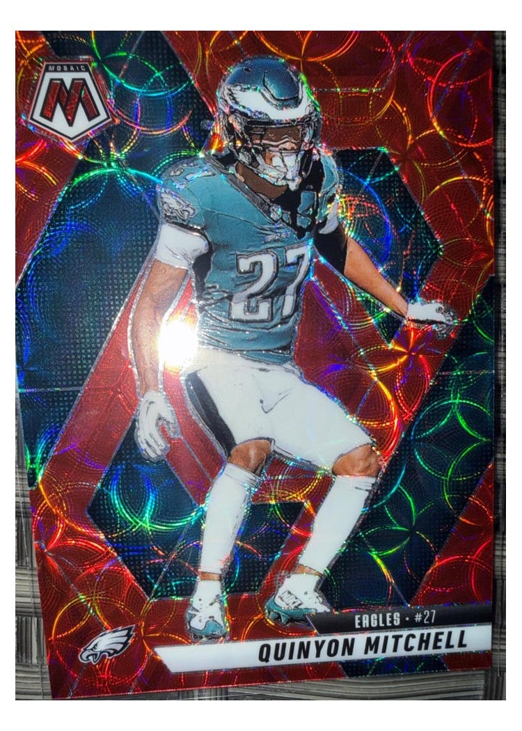 2025 Panini Mosaic Base Set Quinyon Mitchell #72 card