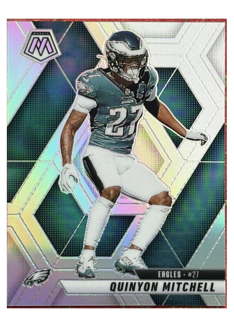 2025 Panini Mosaic Base Set Quinyon Mitchell #72 card