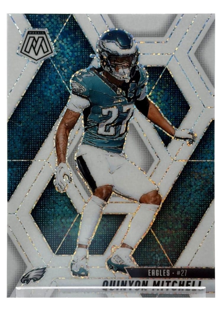 2025 Panini Mosaic Base Set Quinyon Mitchell #72 card