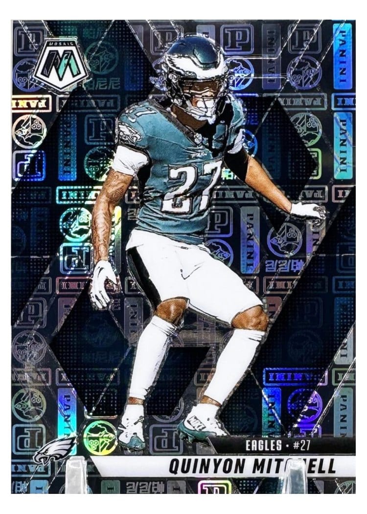 2025 Panini Mosaic Base Set Quinyon Mitchell #72 card