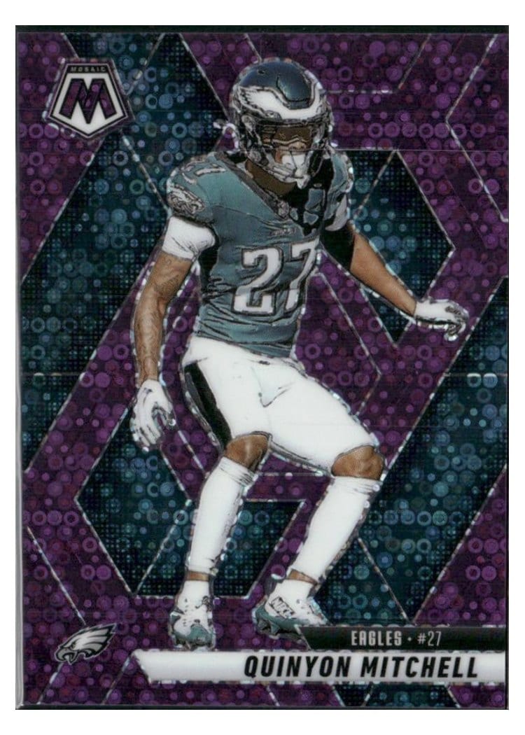 2025 Panini Mosaic Base Set Quinyon Mitchell #72 card