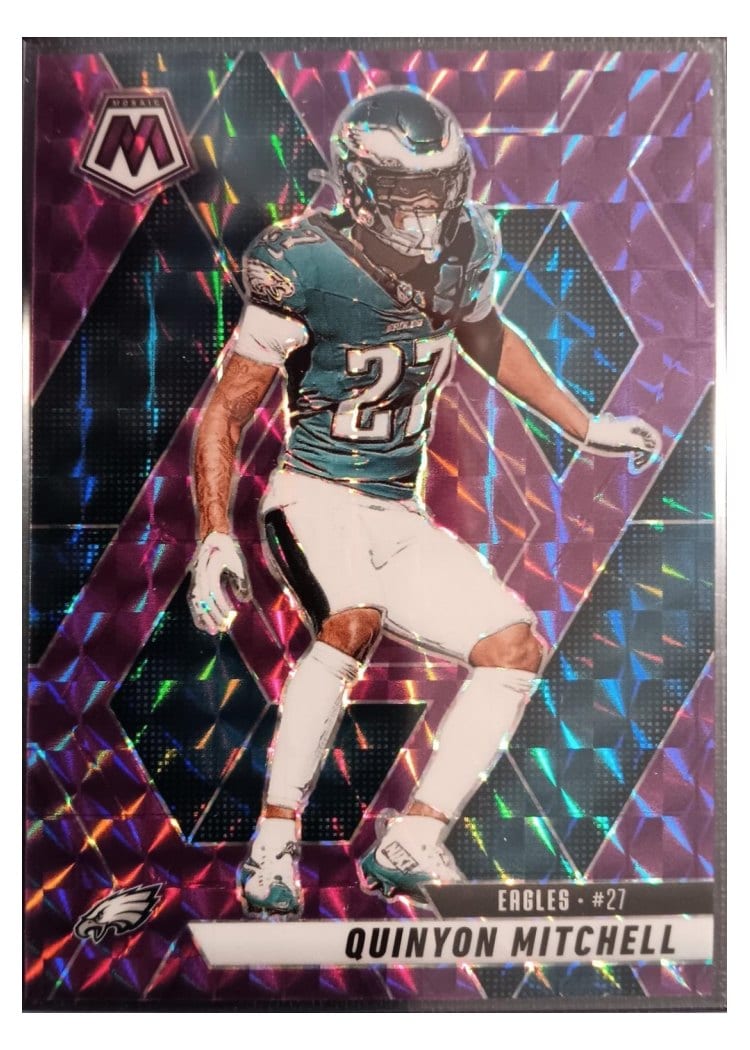 2025 Panini Mosaic Base Set Quinyon Mitchell #72 card
