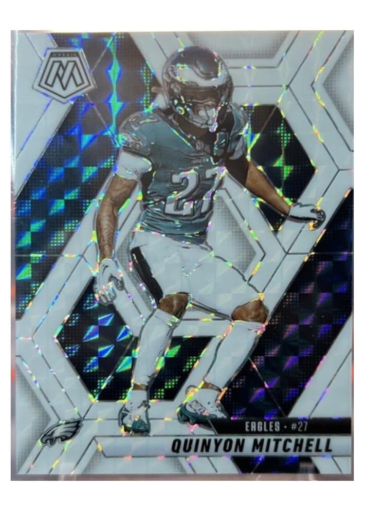 2025 Panini Mosaic Base Set Quinyon Mitchell #72 card