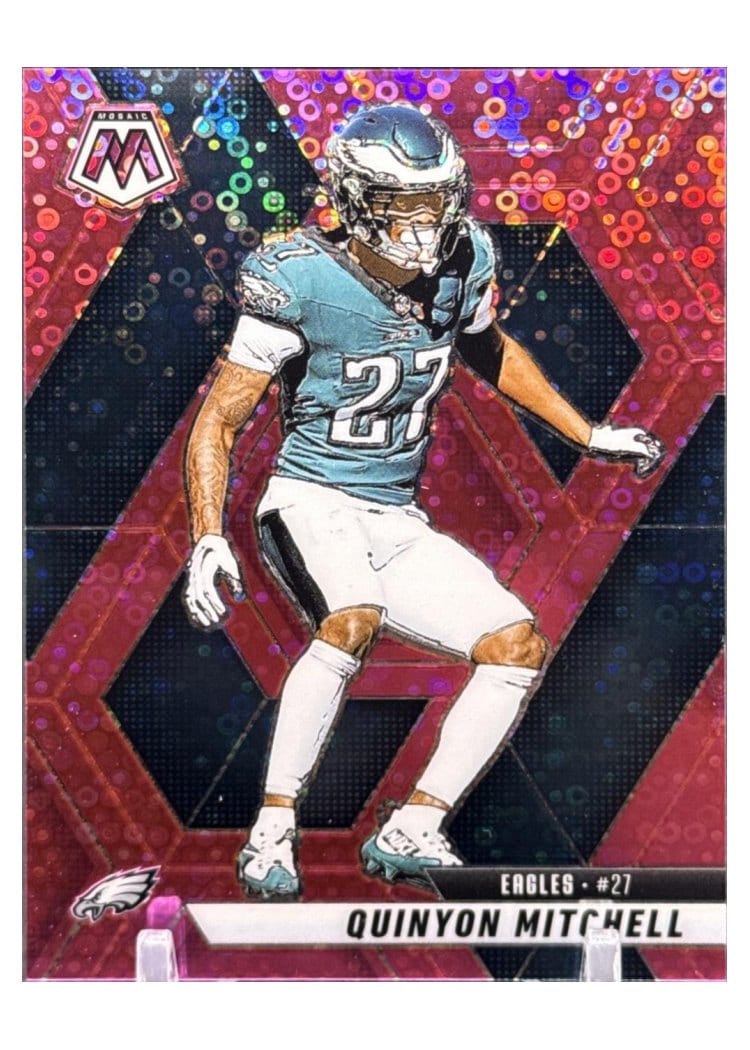 2025 Panini Mosaic Base Set Quinyon Mitchell #72 card