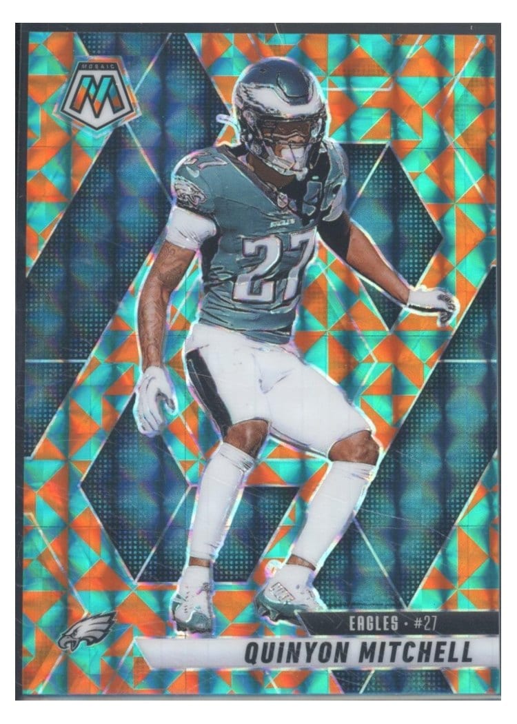 2025 Panini Mosaic Base Set Quinyon Mitchell #72 card