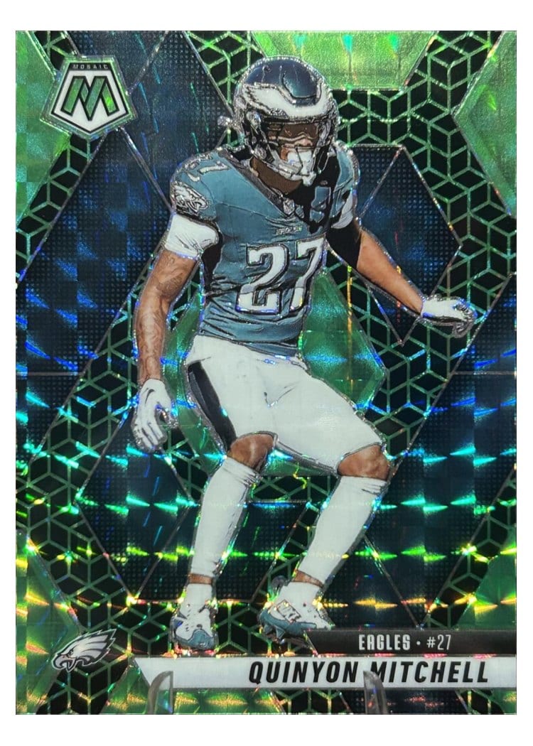 2025 Panini Mosaic Base Set Quinyon Mitchell #72 card